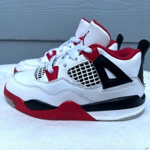Jordan 4 Retro Fire Red (2020) (TD) KIDS 9C